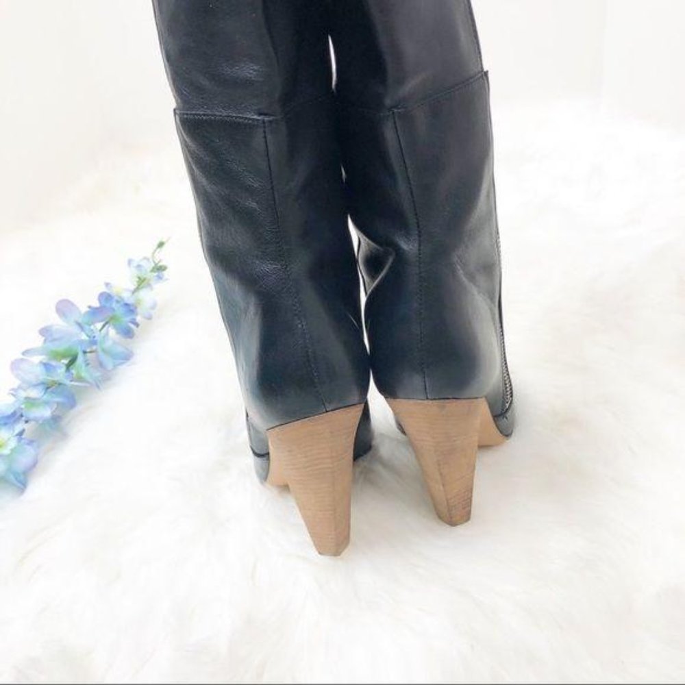 Sigerson Morrison Designer Boots Tall Western 5 - Picture 9 of 16